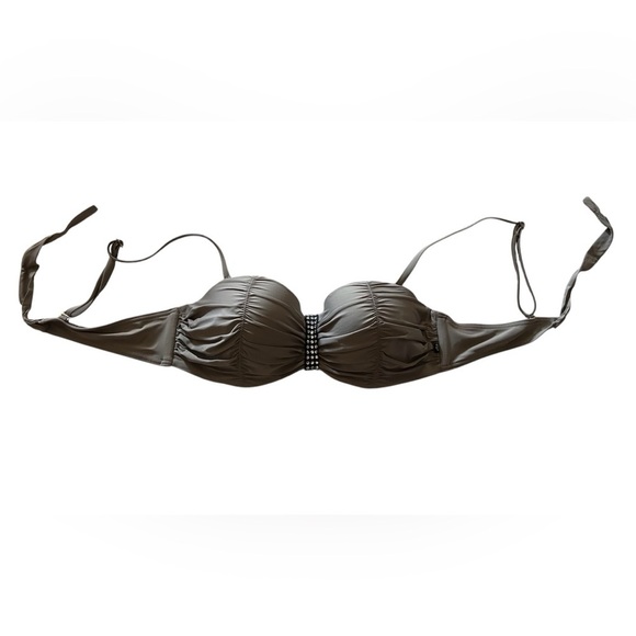 La Vie En Rose Taupe Bikini Top - Picture 2 of 5